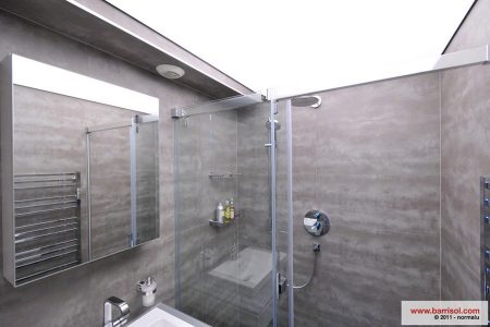 Spanplafond in badkamer